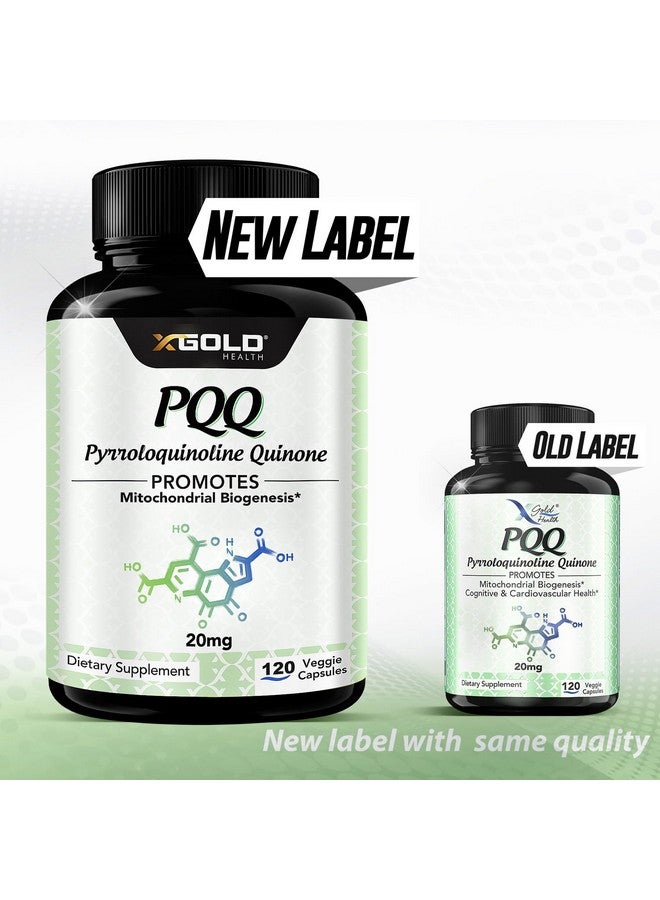 X Gold Health PQQ Supplement Veggie Capsules (Pyrroloquinoline Quinone), 99,7%+ Highly Purified - Promotes Mitochondrial Biogenesis, Energy Optimizer, Heart Health, Cognitive Function & Sleep Support (120 CT) - Image 5