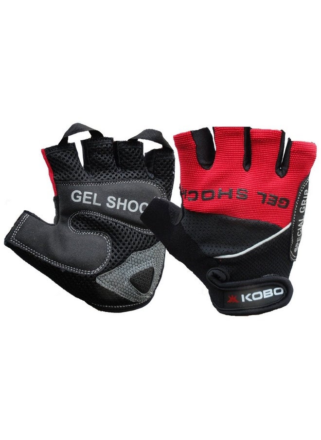 كوبو قفازات رياضية Kobo WTG-04 Power Neoprene مع دعم معصم مبطن، 1 (أسود)  - Image 1