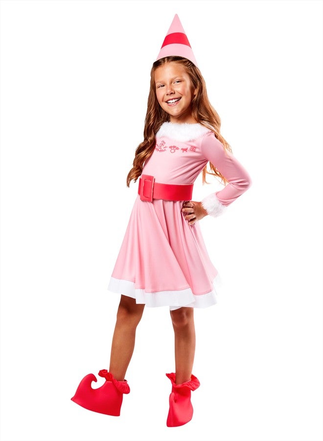 Rubies Elf Movie: Jovie Costume for Kids, Girl's Medium - Image 1