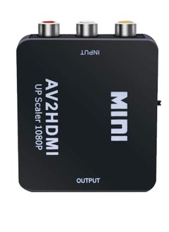 GNAFOTU RCA to HDMI, AV to HDMI CVBS to HDMI Converter, CVBS RAC Audio and Video Adapter 720p/1080P, Widely Used Retro Games/TV/VCR/PS1/PS2 / DVD/PAL/NTSC  - Image 2