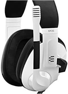 EPOS Audio H3 Closed Acoustic Gaming Headset With Noise Cancelling Microphone Plug And Play Audio Around The Ear Adjustable Ergonomic For Pc Mac Ps4 Ps5 Switch Xbox White  - Image 4