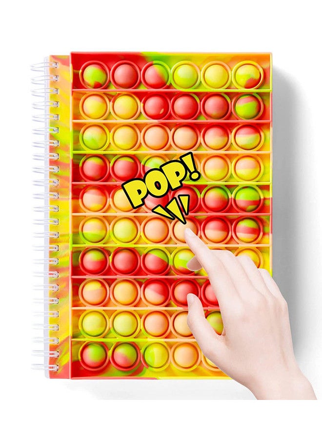 ISank - Spiral Notebook Push Pop Bubble Fidget Sensory Toys - Image 1