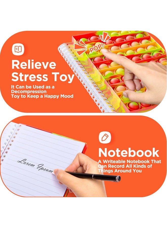 ISank - Spiral Notebook Push Pop Bubble Fidget Sensory Toys - Image 1