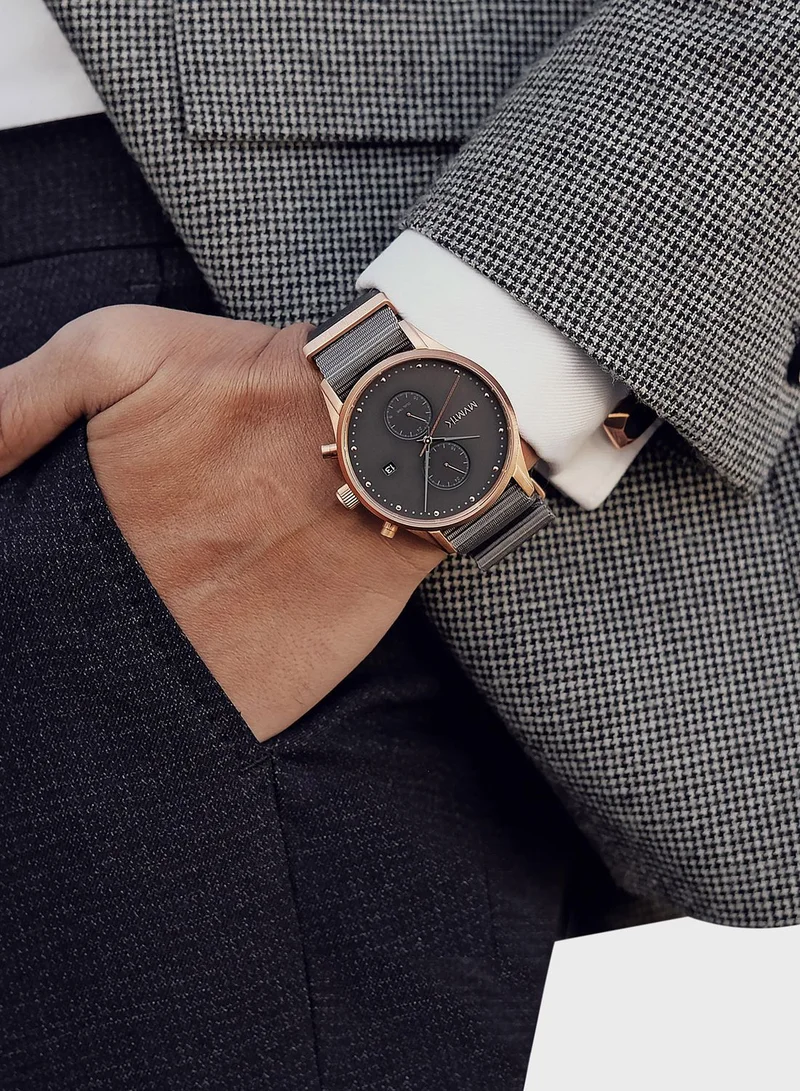 MVMT MV01-RGGR2 Voyager Chronograph Analog Watch