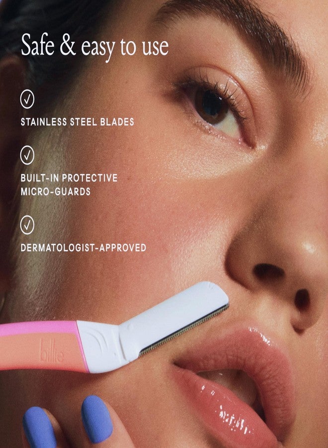 Billie - Dermaplane Refill Blades - Stainless Steel Blades with Safety Micro-guards - Nickel-free - Gently Exfoliates Skin - 3 count - Image 5