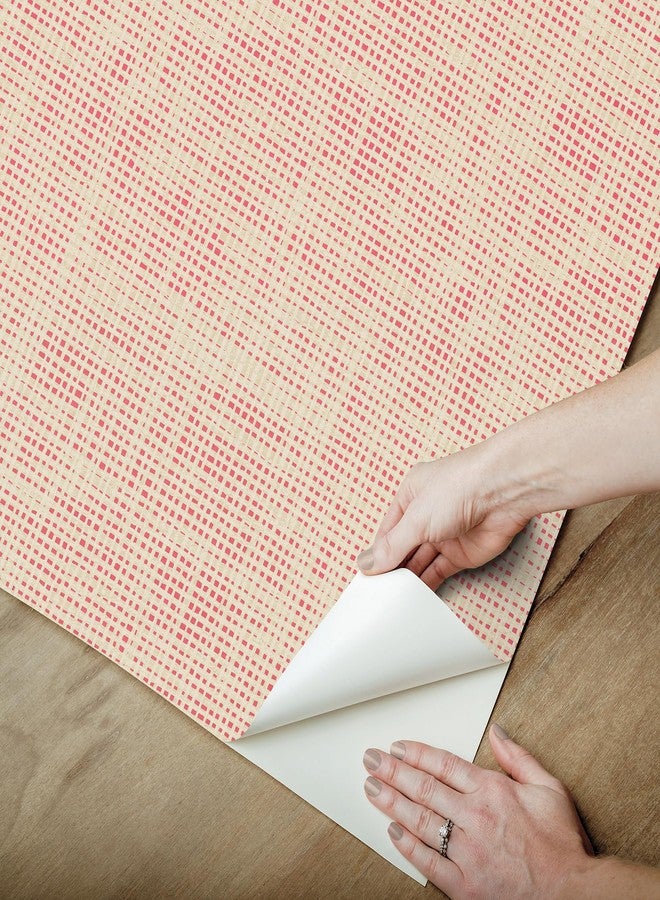 NuWallpaper Nolan Pink Peel and Stick Wallpaper, NUS6201 - Image 4