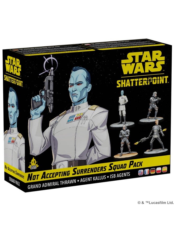 Atomic Mass Games Star Wars Shatterpoint Not Accepting Surrenders Squad Pack - Tabletop Miniatures Game, Strategy Game for Kids and Adults, Ages 14+, 2 Players, 90 Minute Playtime, Made - Image 1