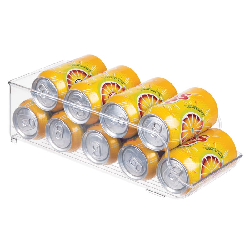 InterDesign iDesign Soda Can Dispenser for Refrigerator or Pantry - Clear - Made in USA - Image 1