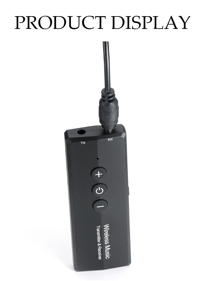 DUNISO - Bluetooth Receiver,Bluetooth 5.0 Car Adapter,Audio Receiver,Two Modes，Plug and Play，Apply to Suitable For TV, Laptop, Desktop Computer, Projector, Headphones, Mobile Phone，Speaker，76*27.5*11.5mm - Image 1