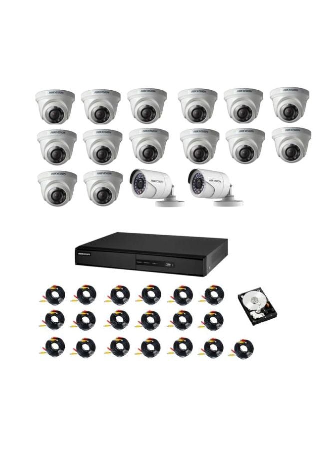 هيكفيجن Hikvision 37-piece Surveillance Camera Kit 1TB