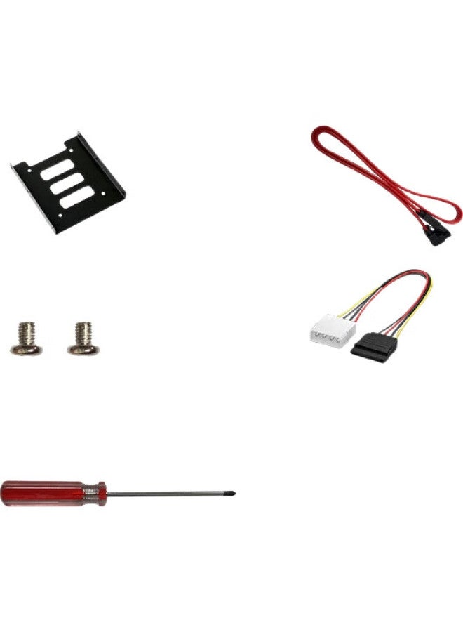 Suoli Ssd Bracket 2.5 To 3.5, Ssd Installation Accessory Kit, Includes Hard Drive Tray, Sata Cable, Power Cable, Screwdriver, Screws, Sl-T03 - Image 1