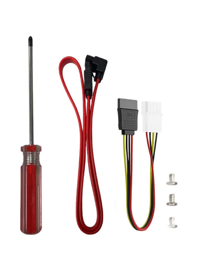 Suoli Ssd Bracket 2.5 To 3.5, Ssd Installation Accessory Kit, Includes Hard Drive Tray, Sata Cable, Power Cable, Screwdriver, Screws, Sl-T03 - Image 3