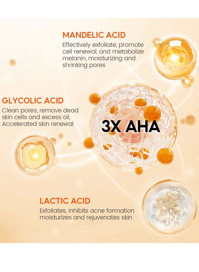 Vibrant Glamour 60g 1% Salicylic Acid Exfoliating Mask Face Exfoliating Mask Reduce Redness and Acne Scars Hydrates and Nourish Skin AHA BHA Clarifying Treatment for Blemish Prone Skin  - Image 5