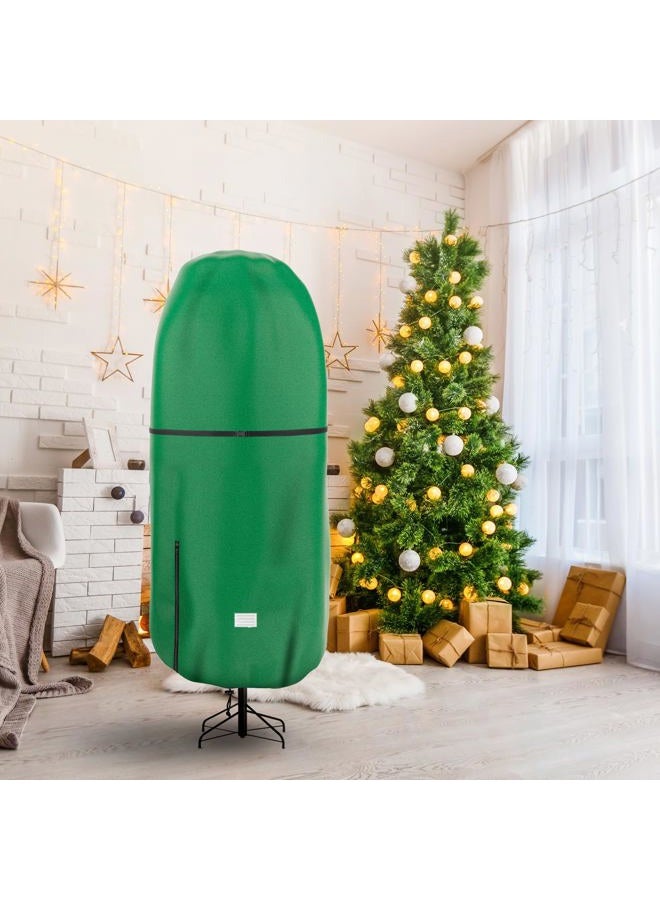 Riuog Upright Christmas Tree Storage Cover,Tear Resistant Adjustable Christmas Tree Storage Bag for 6 FT Artificial Tree Standing with Ornaments,Xmas Tree Cover, Dustproof - Image 5