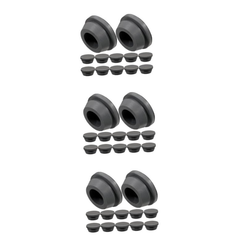 36 Pcs Air Conditioner Drain Hole Plugs Elastic Rubber Stoppers Easy Installation - Image 1