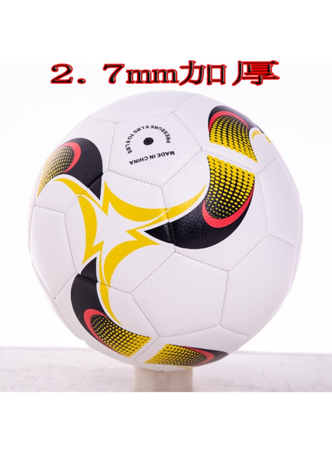 2 7mm Thick Corn Flower No. 2 No. 3 Black And White Football Printable Logo Children And Adolescents No. 4 Ball Adult Wear Pu5 Ball