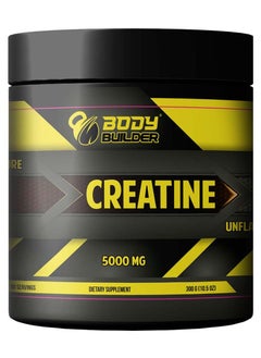 Body Builder Creatine Monohydrate -300 Gm- 5000mg Monohydrate Per Serving -60 Servings- Plain Unflavored  - Image 2