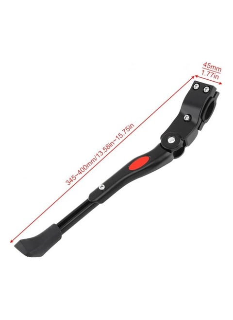 Bicycle Side Stand Height Adjustable with Anti Slip Rubber Feet