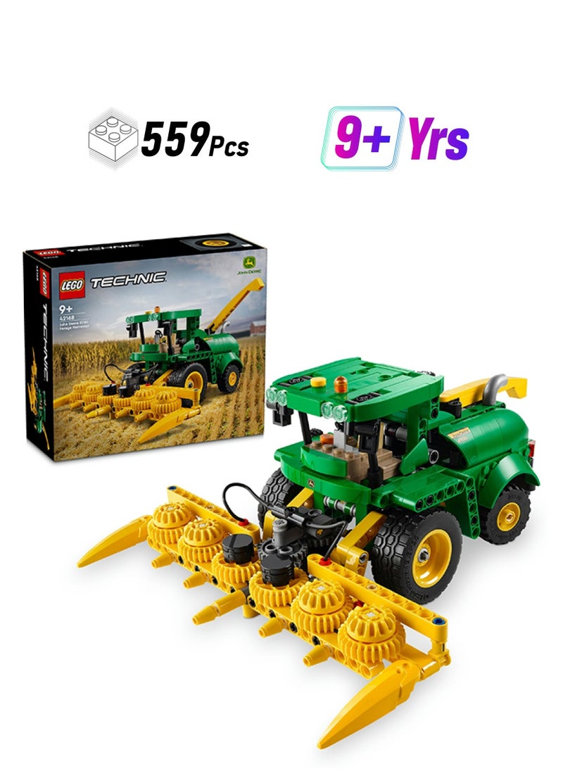LEGO 42168 Technic John Deere 9700 Forage Harvester Truck Toy For Kids, Farming Vehicle Gift For Boys And Girls Aged 9 And Over (559 Pieces)  - Image 1