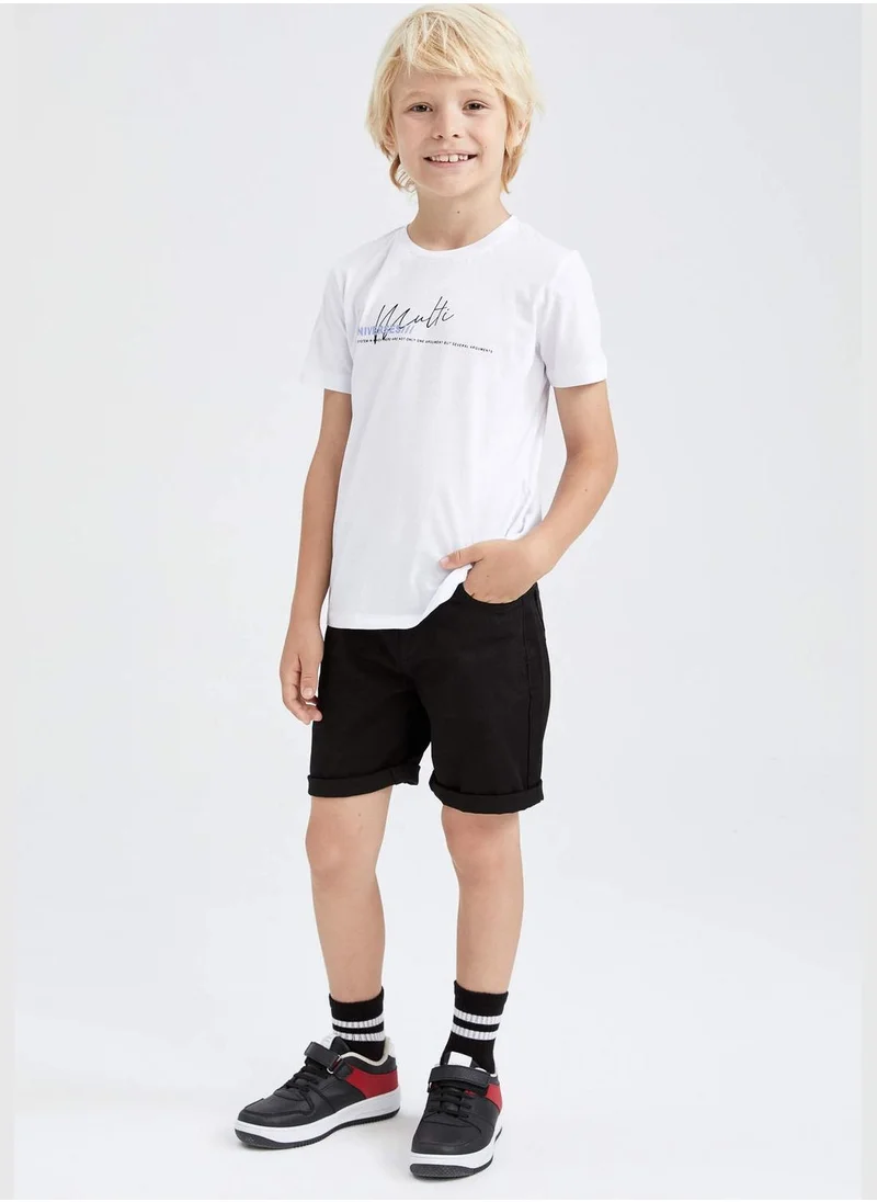 DeFacto Boy Regular Fit Crew Neck Short Sleeve T-Shirt