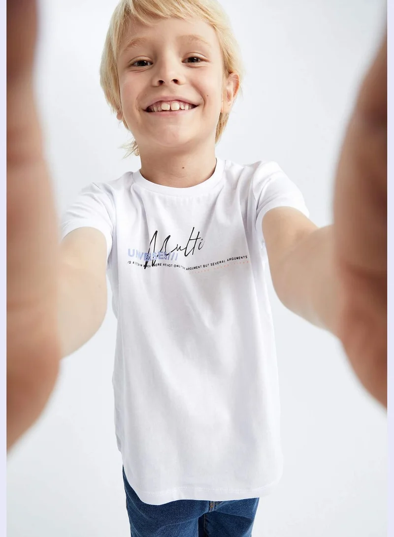 DeFacto Boy Regular Fit Crew Neck Short Sleeve T-Shirt