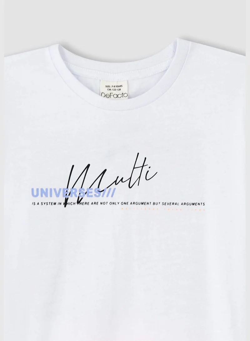 DeFacto Boy Regular Fit Crew Neck Short Sleeve T-Shirt