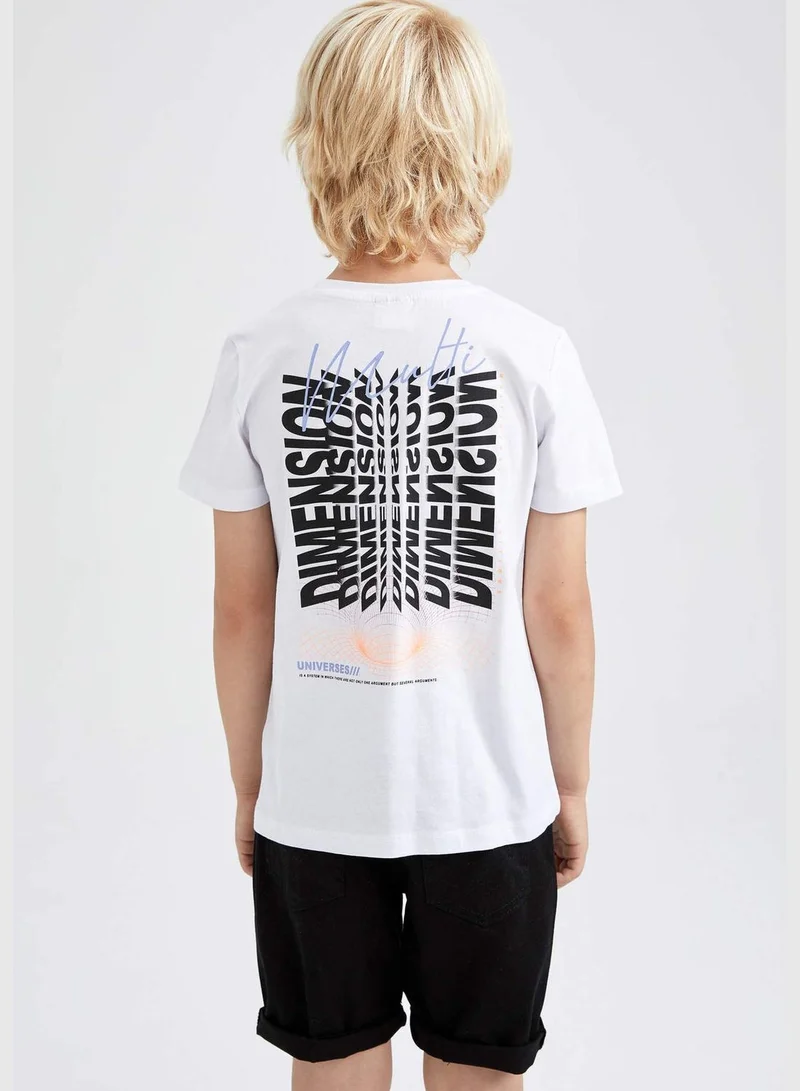 DeFacto Boy Regular Fit Crew Neck Short Sleeve T-Shirt