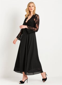 Magic Form Women's Black Dressing Gown  - Image 5