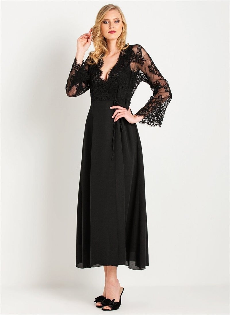 Magic Form Women's Black Dressing Gown  - Image 2