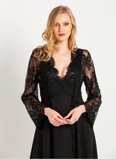 Magic Form Women's Black Dressing Gown  - Image 3