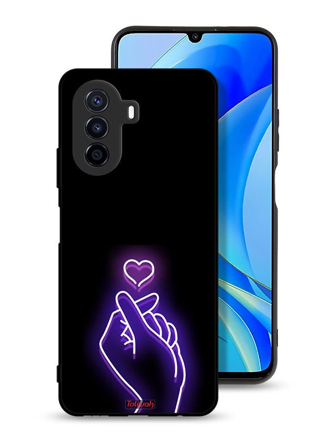 Tolwak Huawei nova Y70 Protective Case Cover Snap Small Heart - Image 1
