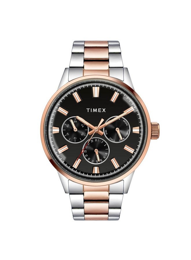 تيميكس ساعة تايمكس أنالوج بمينا سوداء للرجال - TWEG19910 - Image 1