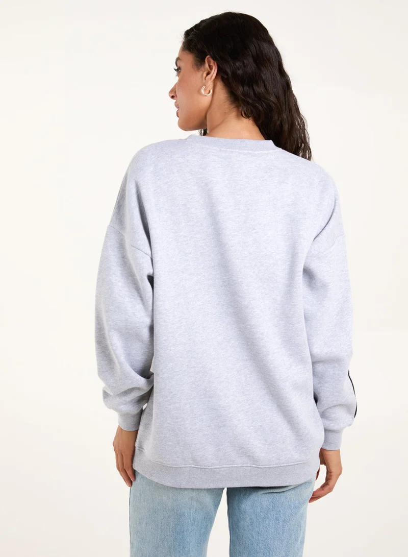 Blue Vanilla Los Angeles Slogan Sweatshirt