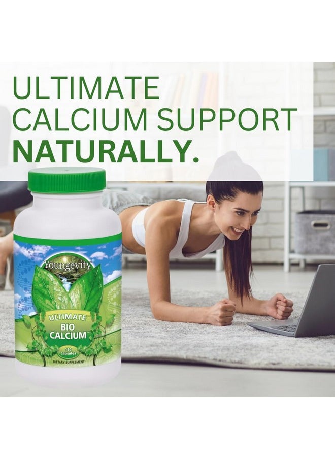 يونغيفيتي Youngevity Bio Calcium™ - كالسيوم حيوي متوفر + مغنيسيوم، زنك، نحاس، بوتاسيوم، بورون - مكمل غذائي قابل للامتصاص لدعم العظام - (120 كبسولة)  - Image 3