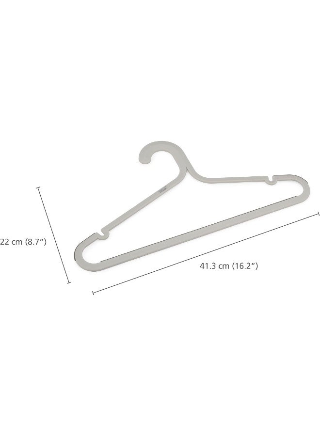 Joseph Joseph Anti-tangle Cloth Hangers 5pcs Ecru - Image 2