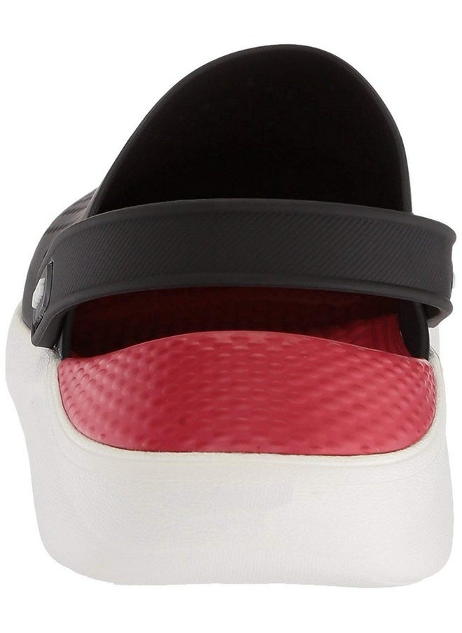 Zerol Zerol Clogs for Men || Extra Soft Comfortable Clogs || Flip Flop || Slippers || Clog clog02 blackred10 UK/India (44 EU)  - Image 3