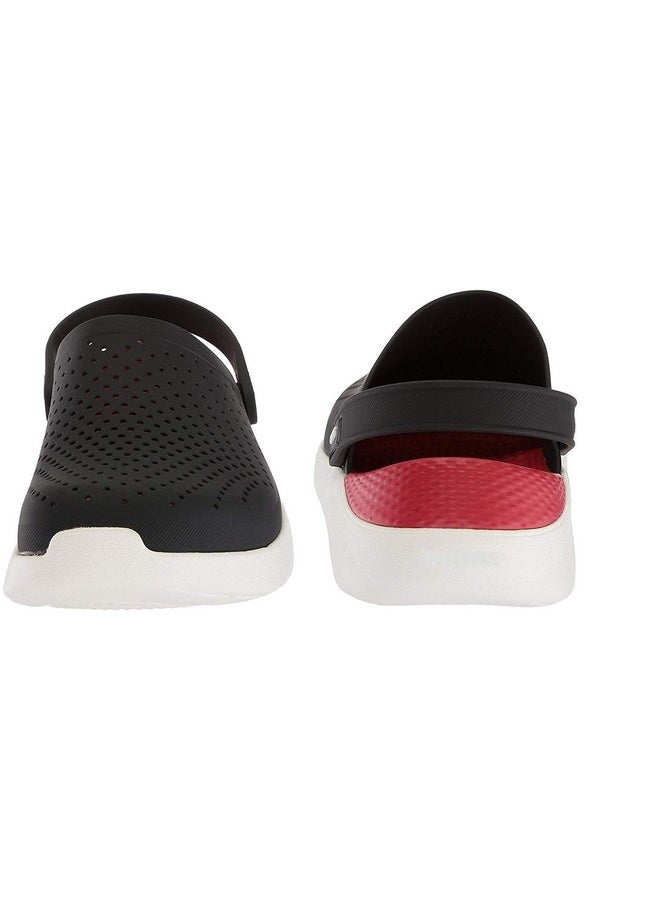 Zerol Zerol Clogs for Men || Extra Soft Comfortable Clogs || Flip Flop || Slippers || Clog clog02 blackred10 UK/India (44 EU)  - Image 5