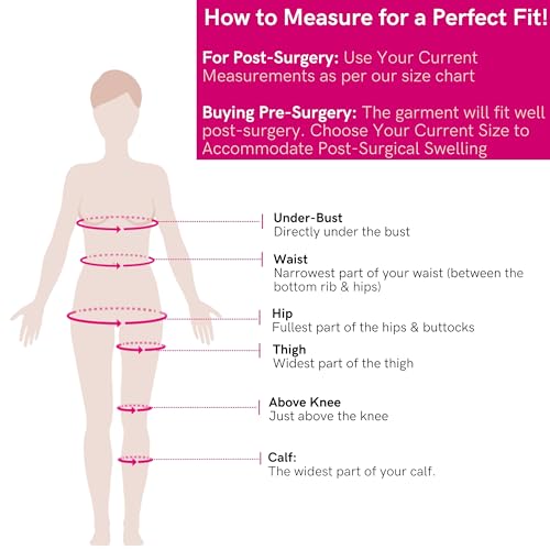 Lipoelastic  ليبوإيلاستيك حزام ضغط بعد الجراحة بطول الفخذ مع سحاب مبطن من كلا الجانبين VF كومفورت - Image 3
