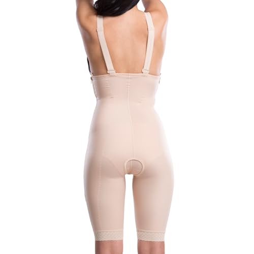 Lipoelastic  ليبوإيلاستيك حزام ضغط بعد الجراحة بطول الفخذ مع سحاب مبطن من كلا الجانبين VF كومفورت - Image 2