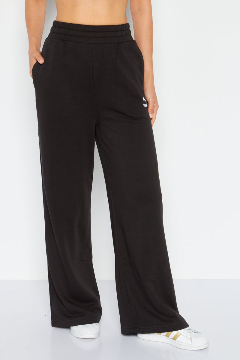 PUMA Women Relaxed Fit Training Pants, Black - Image 1