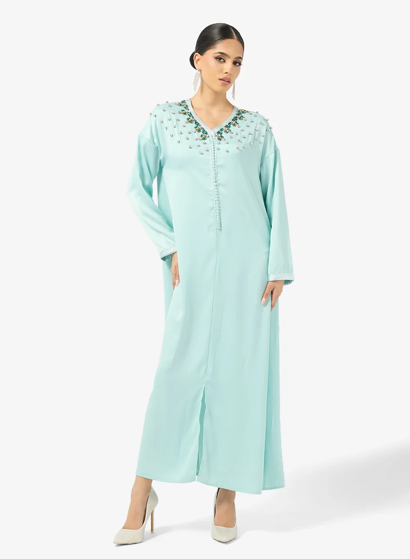 Khizana  Embellished Jalabiya for Women | Best Price UAE