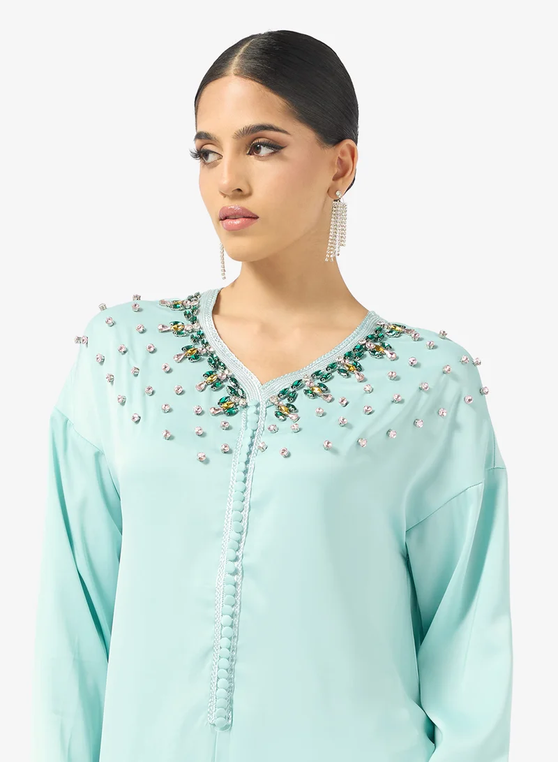 Khizana  Embellished Jalabiya for Women | Best Price UAE