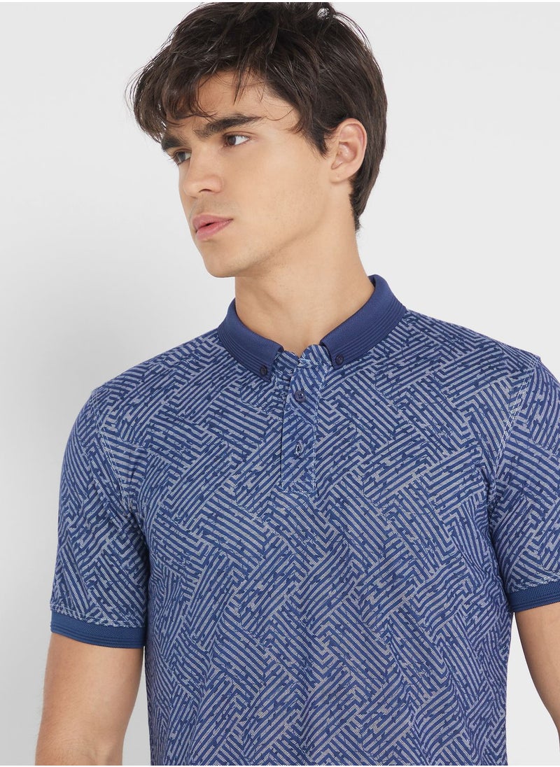 Robert Wood - Short Sleeve Polo Shirt - Image 1