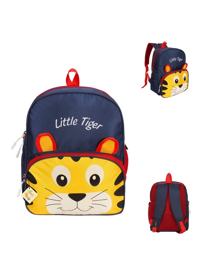 Frantic Kids Soft Animal Cartoon Travelling School Bag Soft Plush Standard Backpack Boys Girls Baby For 2 To 5 Years Baby/Boys/Girls Nursery, Preschool, Picnic(Publuelittletiger) Standard, 10 Liter - Image 4