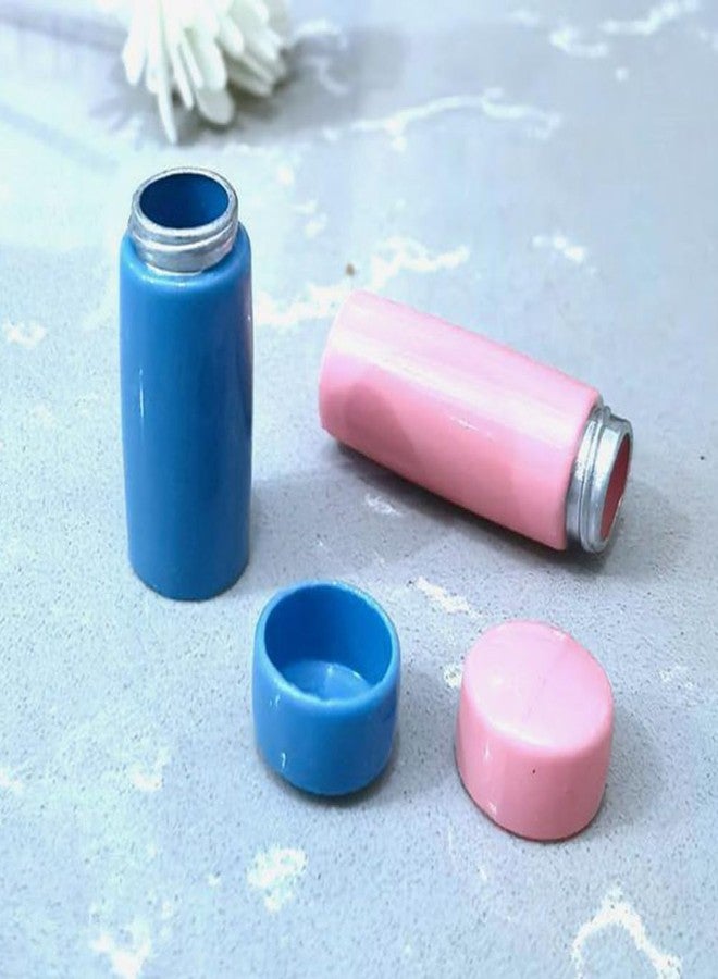 POPETPOP 2pcs Miniature Insulated Water Bottle Realistic Decorative Doll House Accessories for Kitchen Display and Photo Props Safe Compact Design Vibrant Colors - Image 2