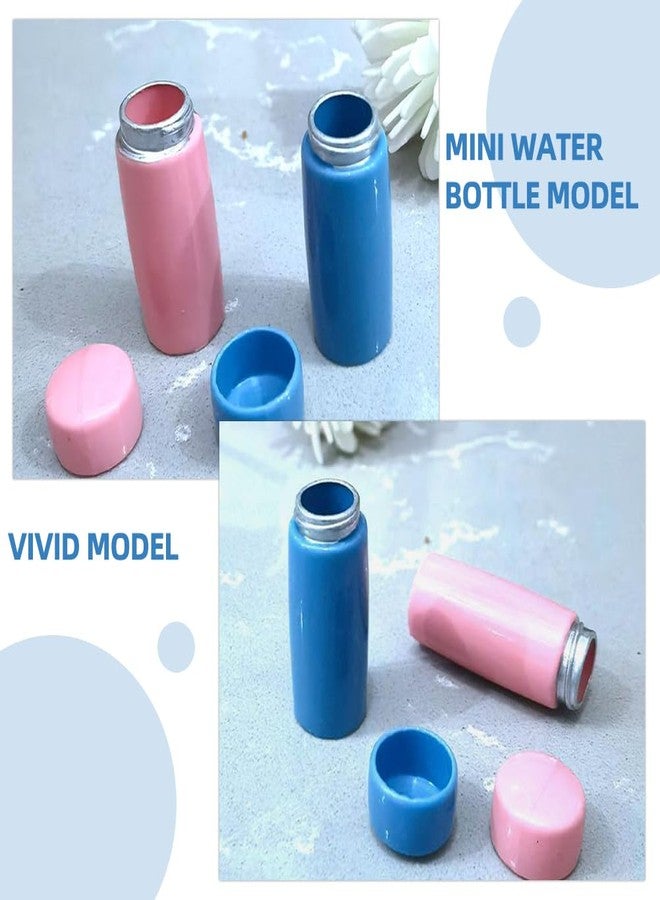 POPETPOP 2pcs Miniature Insulated Water Bottle Realistic Decorative Doll House Accessories for Kitchen Display and Photo Props Safe Compact Design Vibrant Colors - Image 4