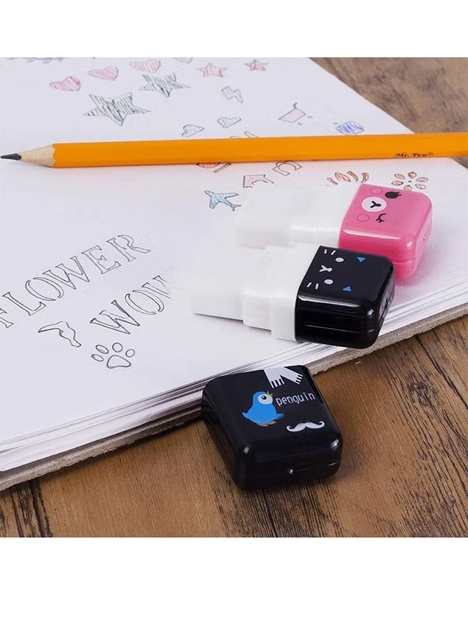 واي جيه ممحيات للأطفال، عبوة من 6، ممحاة مع غطاء وبكرة، مستلزمات مدرسية، ممحيات، ممحيات للأطفال، ممحاة أقلام، ممحيات لطيفة، مستلزمات مدرسية للأطفال - Image 4