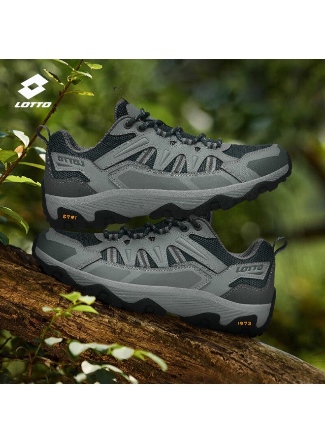 Lotto Hiking Shoes Uni Spring Mesh Breathable Outdoor Mountain Climbing Non-slip Cushioning Sports Running Shoes Gray Size 44 - Image 4