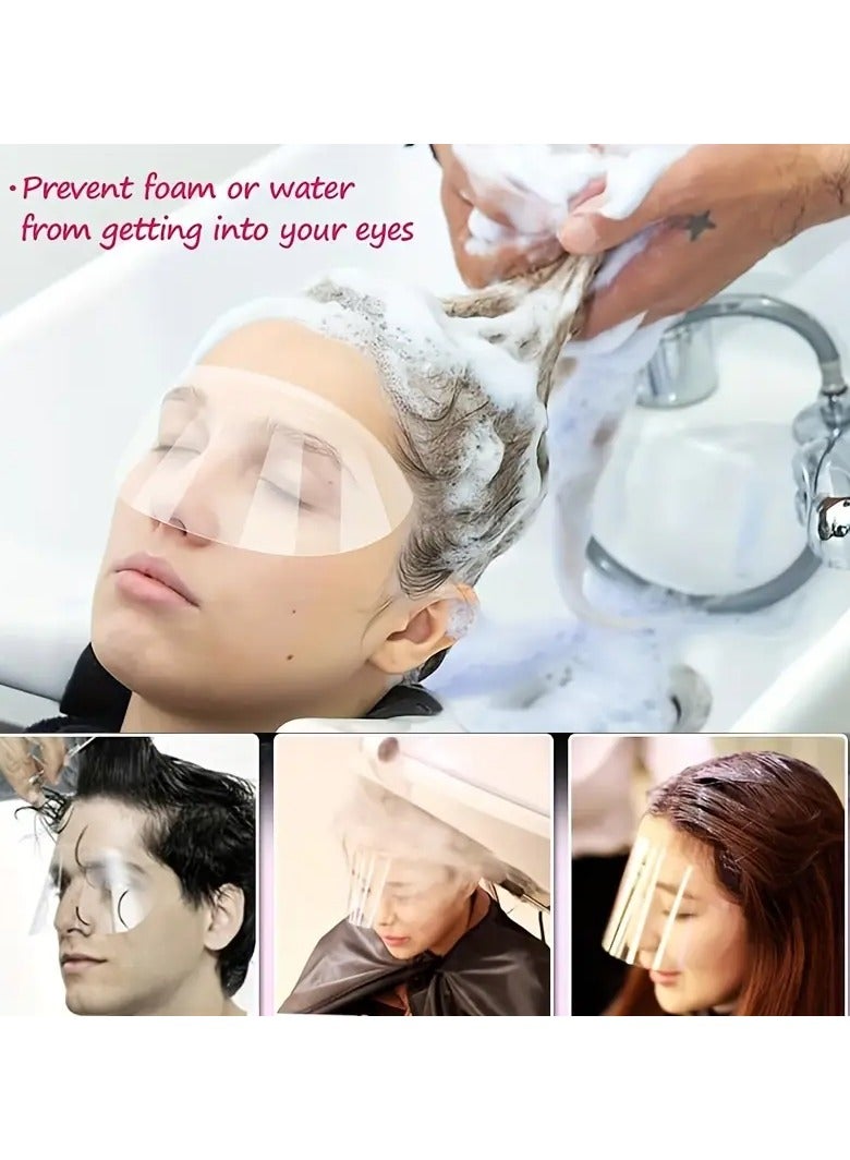 Ucanbe 50pcs Shower Face Eye Shields, Clear Eyebrow Shower Visor Protector, Shower Goggles Face Cover Bath Visor For Adults Eyes Surgery Aftercare And Salon Supplies Eyelash Extensions  - Image 4