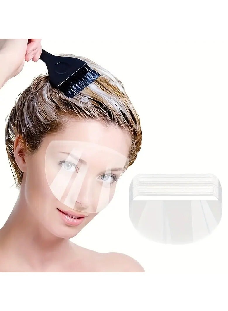 Ucanbe 50pcs Shower Face Eye Shields, Clear Eyebrow Shower Visor Protector, Shower Goggles Face Cover Bath Visor For Adults Eyes Surgery Aftercare And Salon Supplies Eyelash Extensions  - Image 5